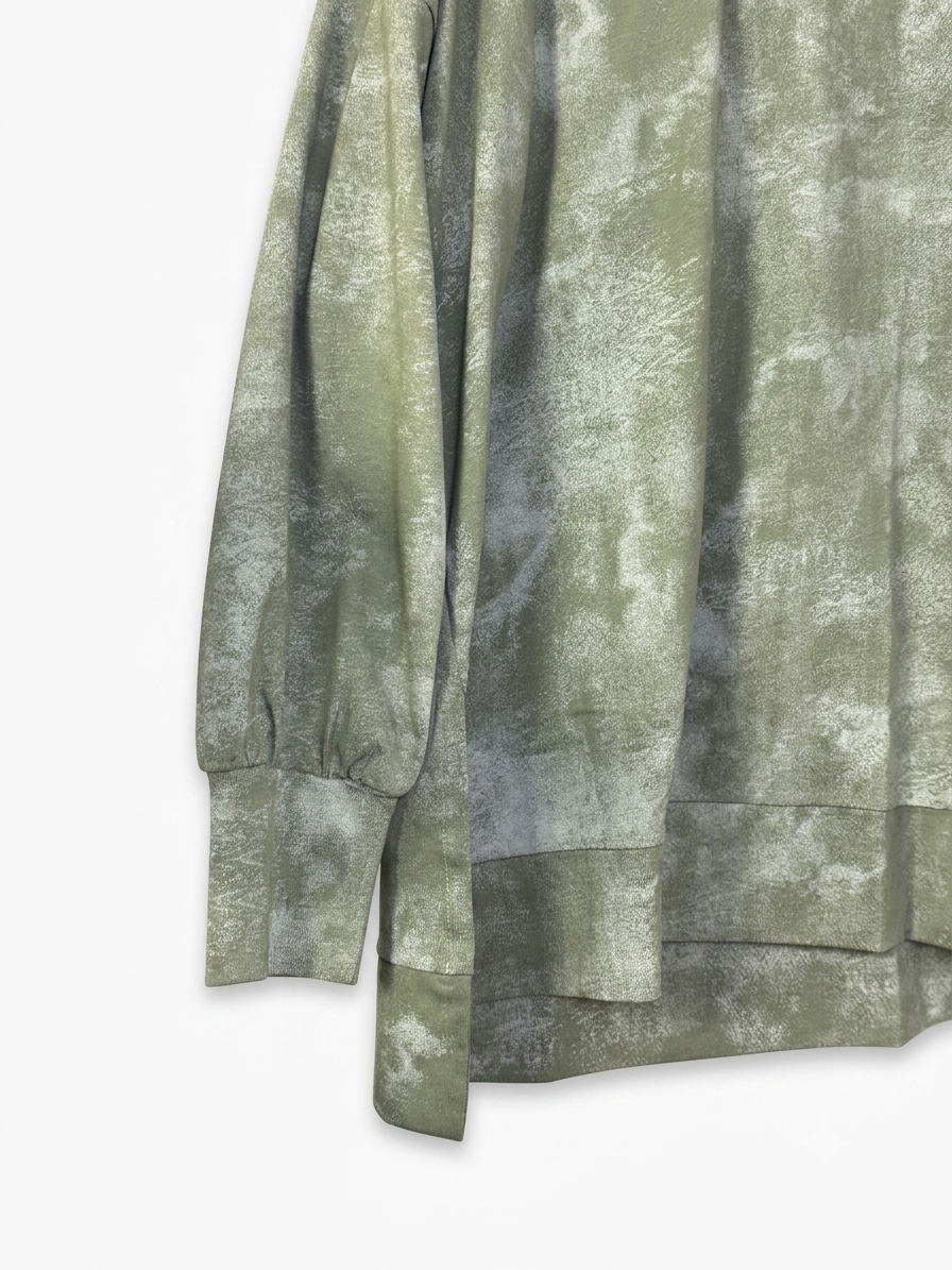 Qayyim Textured Women Shirt -Olive