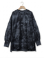 Qayyim Textured Women Shirt -Black