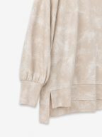 Qayyim Textured Women Shirt -Beige