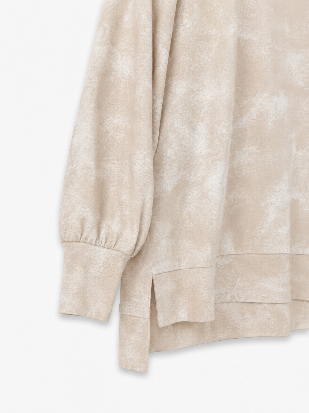 Qayyim Textured Women Shirt -Beige