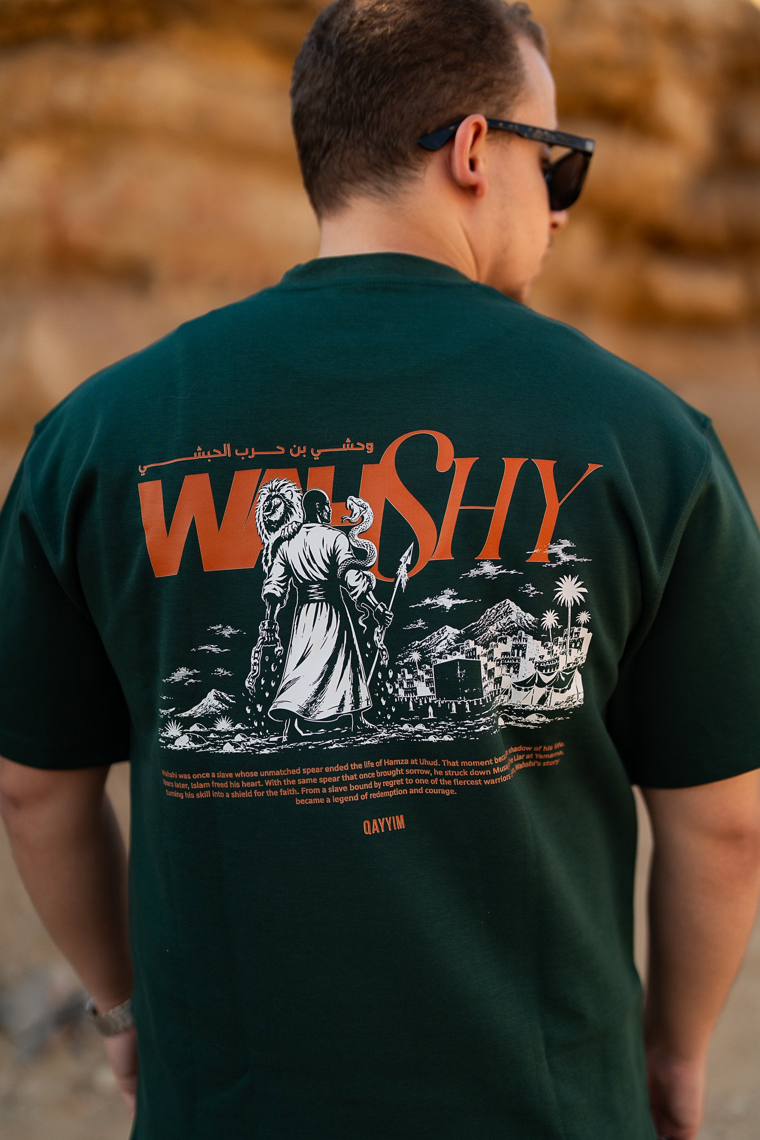 Wahshi - Redefining Legacy T-Shirt -Green Main image