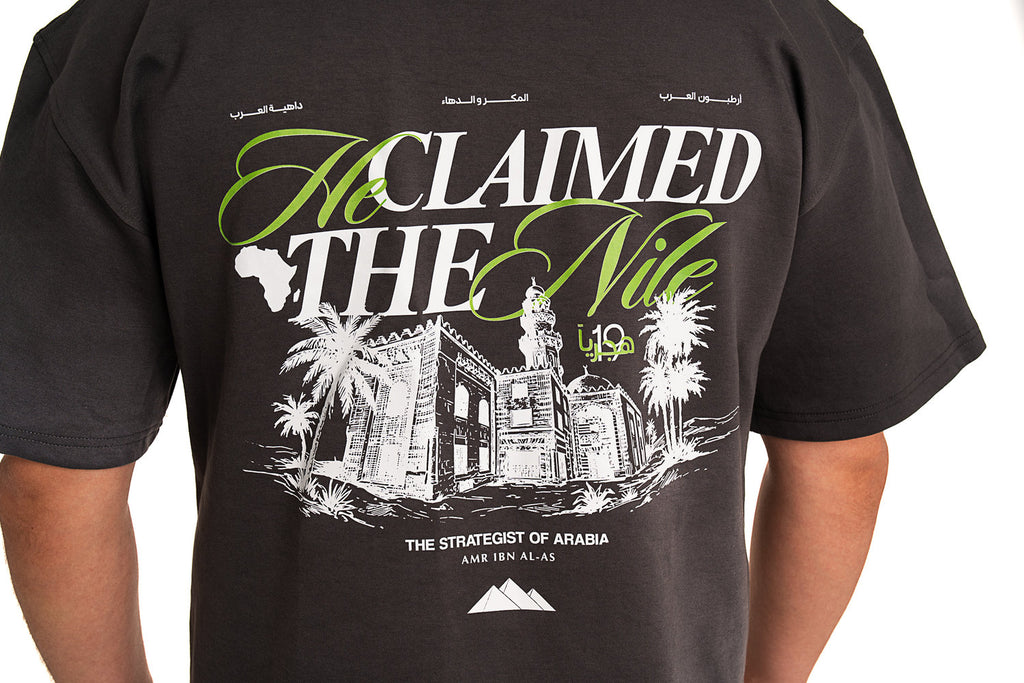 Amr ibn Al - As T-Shirt -Grey